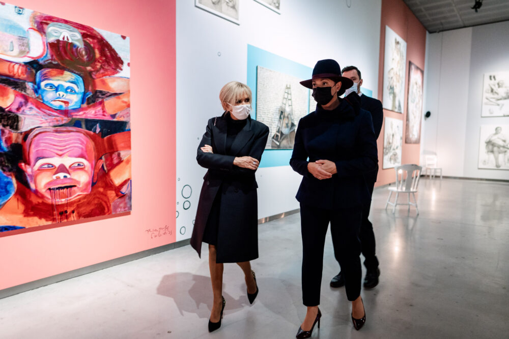 MO muziejus | Brigitte Macron | Diana Nausediene