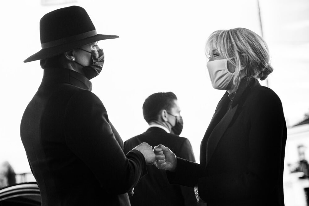 MO muziejus | Brigitte Macron | Diana Nausediene