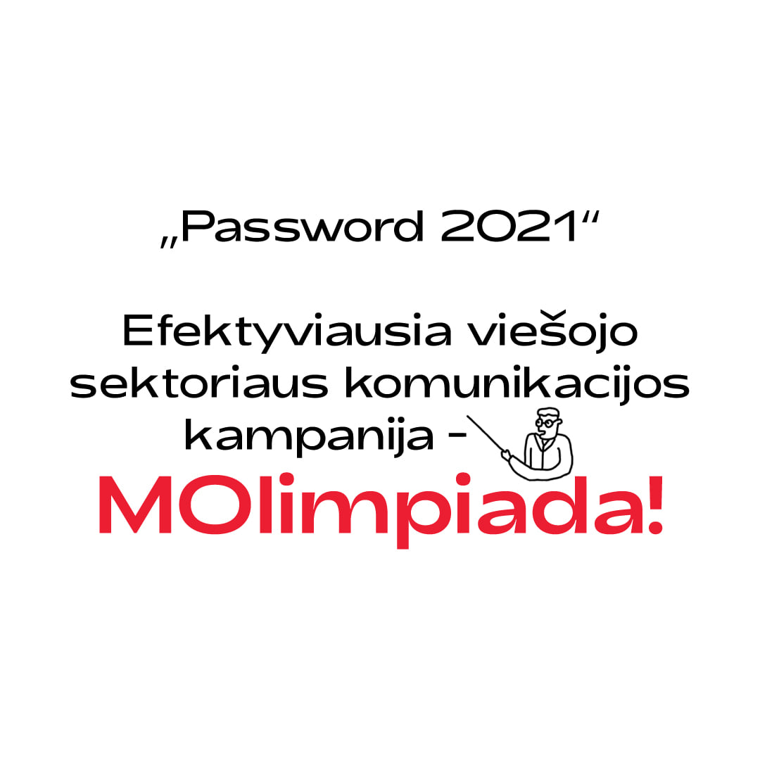 MOlimpiada 2020 | Password 2021 | Apdovanojimai | MO muziejus