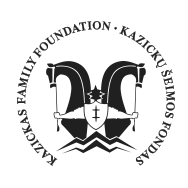 Kazickų šeimos fondas | Logo