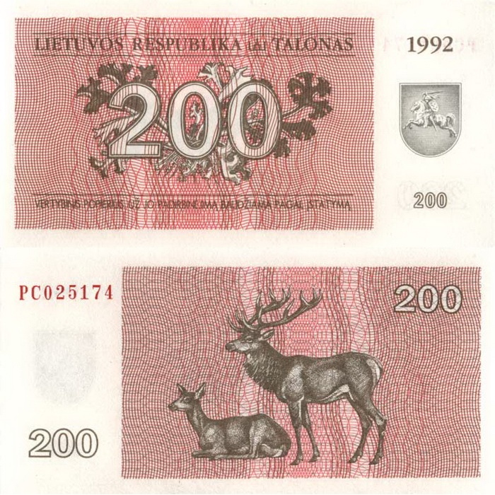 Lietuviški talonai | 200 | 1992