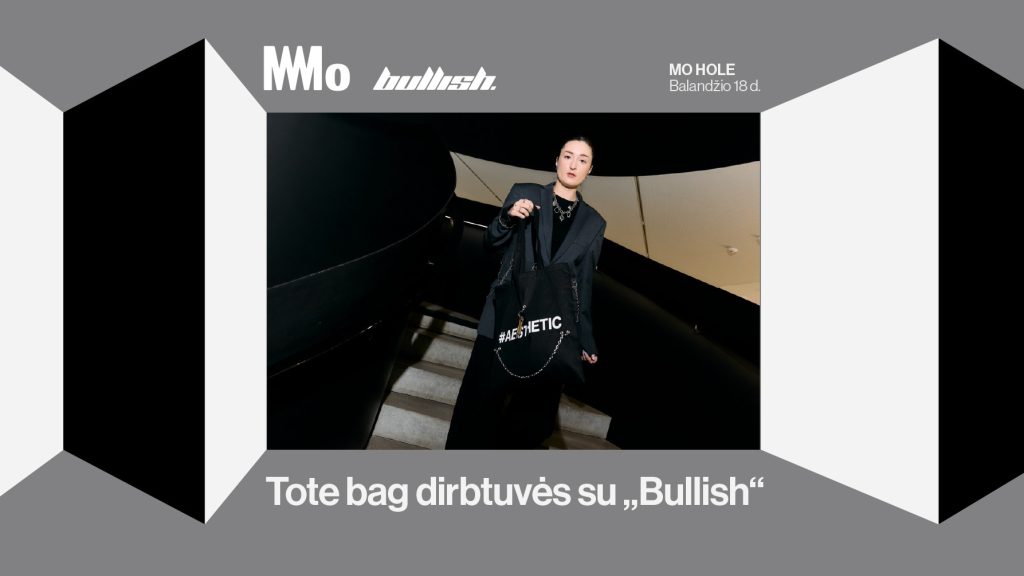 Renginio vizualas | Tote bag dirbtuvės | Bullish | MO muziejus