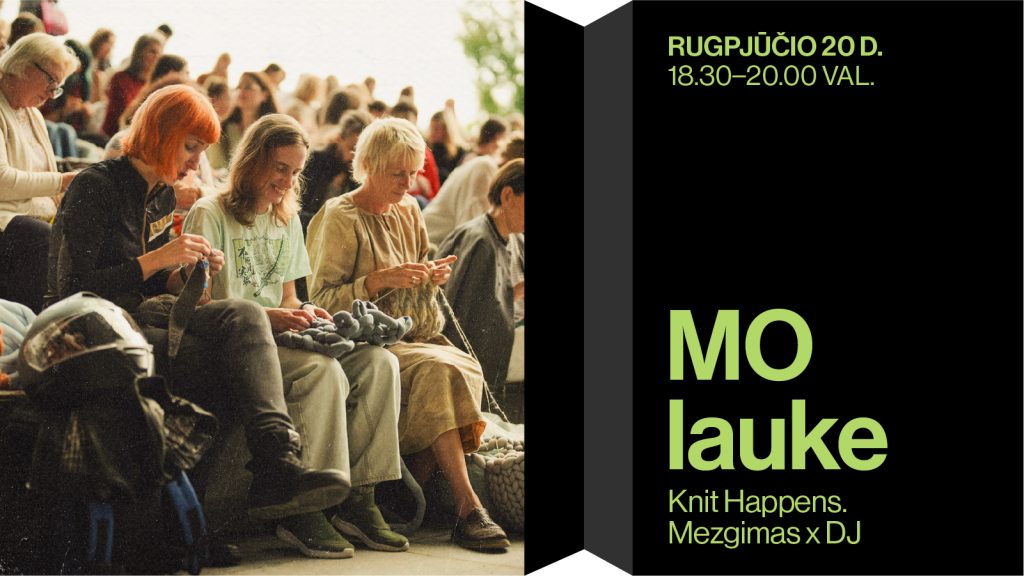 Renginio vizualas | MO lauke | Knit Happens