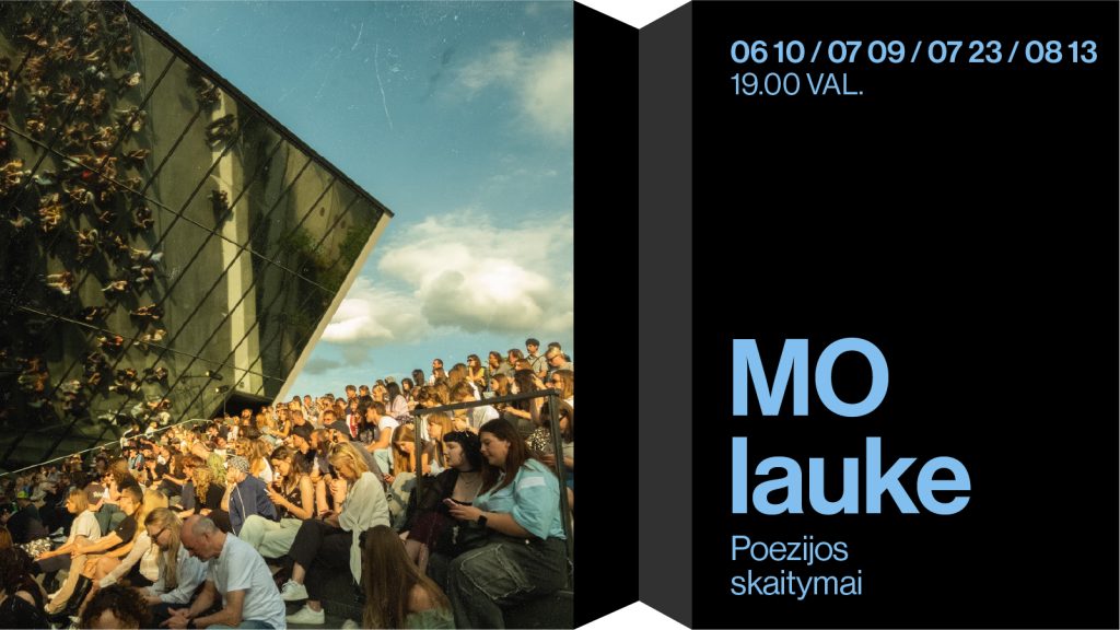 Renginio vizualas | MO lauke | Poezijos skaitymai