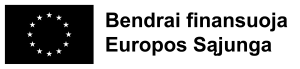 Logotipas | Finansuoja Europos Sąjunga
